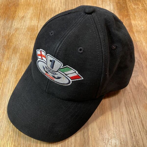 FOGGY DUCATI CORSE Cap カール フォガティ ドゥカティ キャップ 帽子 フリーサイズ ユーズド