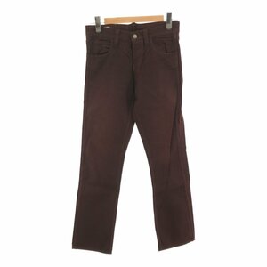 Dry Bones ドライボーンズ 【men1927M】 デニムパンツ W28 ボタンフライ パンツ ボトムス ズボン コットン メンズ コットン ブラウン AG