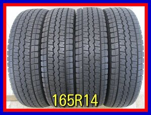 ■中古タイヤ■　165R14 6PR LT DUNLOP WINTERMAXX SV01 トラック等 冬タイヤ スタッドレス １４インチ 激安 送料無料　A558