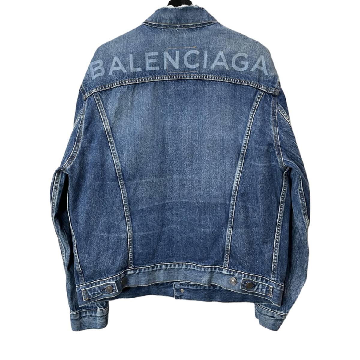 一番人気物 Balenciaga - BALENCIAGA オーバーサイズデニムジャケット