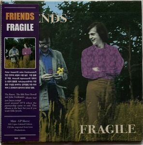 [ бумага жакет ]FRIENDS/FRAGILE~ITHACA. Peter Howell.John Ferdinando Duo / выцветание te-to запись 1 листов только Британия вилка. глубокий лес носорог ke* вилка 