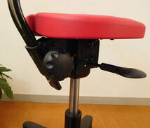 ◆アーユルチェア オクトパス　キャスター 赤◆Ayur Chair美品グッドデザイン健康デスクワーク学習椅子サポート バランスチェア テレワーク_画像4