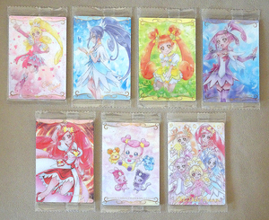 ★ドキドキ！プリキュア カードウエハース6★7種コンプのセット未開封★キュアハート キュアダイヤモンド キュアロゼッタ ソード エース★