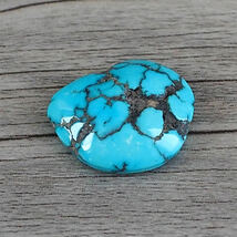 Godber Turquoise ターコイズ カボション アクセサリー インディアン ジュエリー 彫金 シルバー トルコ石 ルース ウエスタン ネバダ #902_画像2