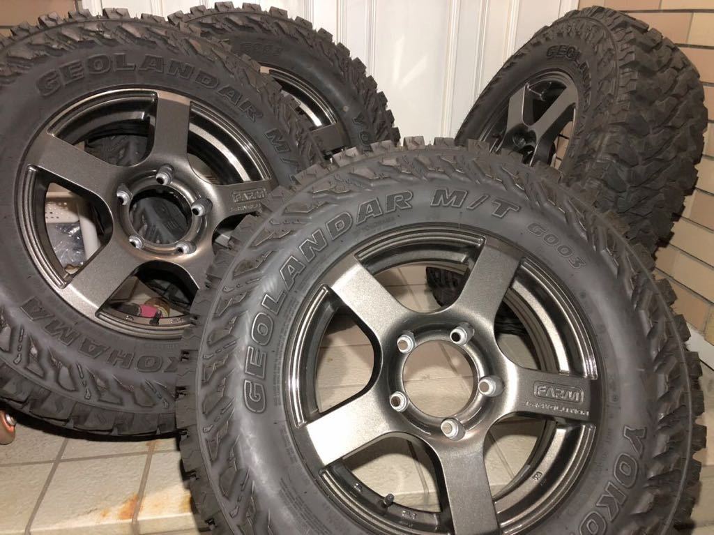 される ジムニーシエラ ホイールセット 225/75R16インチ 5H139 MID