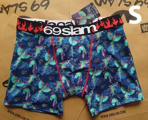 69slam lock s Ram boxer shorts boxer brief S size feather 