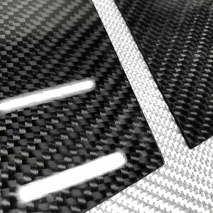 DAIHATSU 700系 ウェイク 【 リアルカーボン ／ 綾織りブラック 】 硬質樹脂製 ピラーガーニッシュの画像2