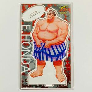 ストリートファイター展 アクリルスタンド エドモンド本田　(俺より強いやつらの世界展 35th street fighter スト2 ストⅡ カプコン CAPCOM