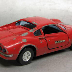 昭和レトロ サクラ No８ ミニカー  ダイキャスト スーパーカー １/４３ フェラーリディーノ２４６GT 玩具 画像多数の画像2