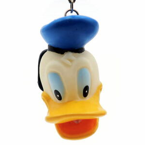  Disney Donald vinyl figure key chain head production end goods 