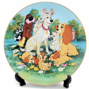  Disney .... monogatari plate (CARTOON CLASSICS) KENLEYS company ( England ) made in Japan production end goods box equipped 