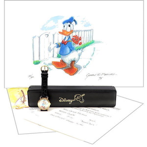 Donald Disney Original Art Watch 50 Limited USA Disneyland 1995 Художник: Джеральд Мартинес неиспользовался