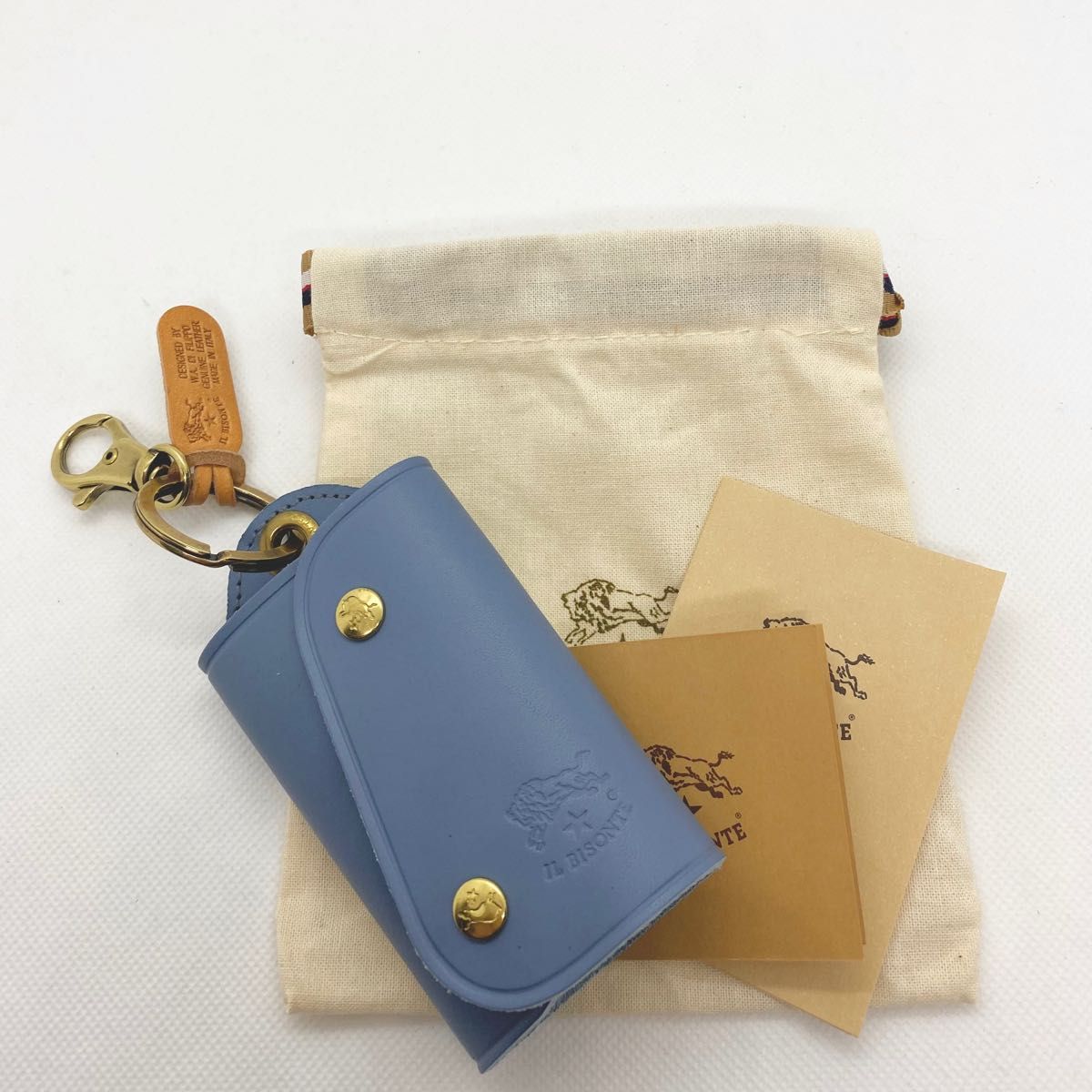 極美品 希少】PRADA キーケース ヴィッテロムーブ ブルー 6連|PayPay