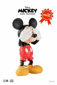 "Микки Маус" Резчик по дереву MGL TOYSx POP SUNDAY Disney Figure Art Toy Collection Подлинная 50 см, включая доставку