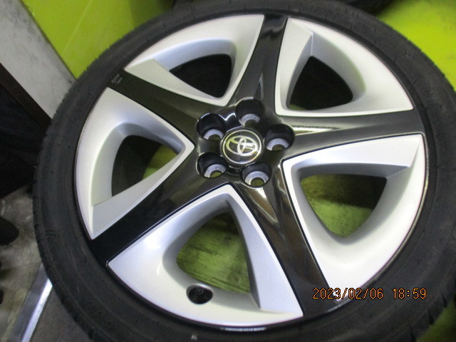 50プリウス純正17+サマータイヤ 215/45R17 カローラスポーツ等-