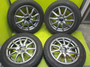 ユ)トヨタ アクア スペイド ヴィッツ ポルテ　ヤリス 、フィット他 ＋スタッドレス深溝(ダンロップ　WM01　) 175/65R15