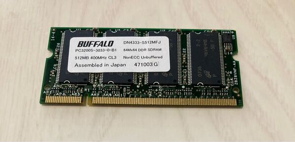 メモリ BUFFALO DN4333-S512MFJ 512MB 中古
