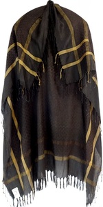 DRIES VAN NOTEN / Dries Van Noten silk cotton Classics tall scarf 