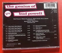 【CD】「THE GENIUS OF BUD POWELL」バド・パウエル 輸入盤 ボーナストラックあり [12250124]_画像2