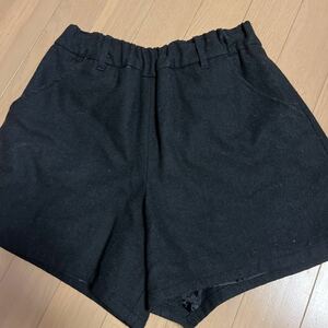 ジャイロホワイト☆ショートパンツ☆サイズS☆黒☆used