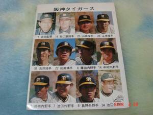 カルビー75年 プロ野球カード NO.425 (阪神)
