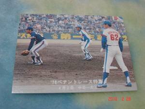 カルビー '78年 プロ野球カード （田尾／中日）