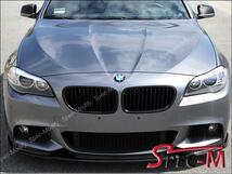HM カーボン BMW F11 F10 Mスポ フロントリップスポイラー _画像3