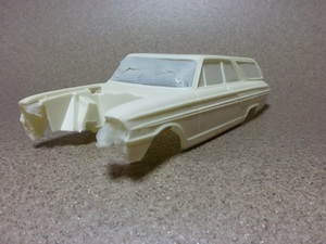 ジミーフリントストーン 281 1/25 フォード サンダーボルト ワゴン 1964 Ford Thunderbolt Wagon for REVELL ボディのみ