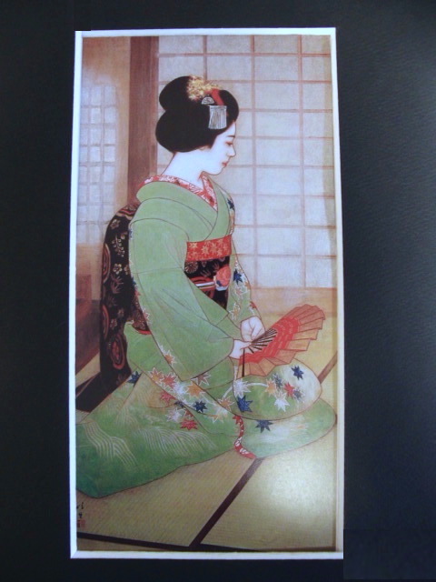 Haruo Takano, [Maiko], Aus einer seltenen Kunstsammlung, Neuer hochwertiger Rahmen inklusive, In guter Kondition, Kostenloser Versand, Malerei japanische Malerei japanischer Maler, Portrait einer schönen Frau, Malerei, Japanische Malerei, Person, Bodhisattva