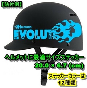 ★千円以上送料0★(20cm) 炎上-人類の進化【スノーボード編A】スノーボード・スノボ・、カー・車用にも、オリジナルステッカーDC4(0)