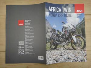 ☆ HONDA アフリカツイン AfricaTwin GIVI 英文カタログ ☆ スーパーテネレ ドミネーター DR800 XTZ750 XLR250 XLR250R TRANSALP XR250