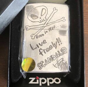 未使用☆SCANDAL☆HARUNAデザイン 受注生産限定 オリジナルモデル Zippo シリアルナンバー ジッポ ライター