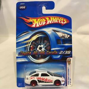 未開封 Hotwheels TOYOTA カローラ AE86 ホワイト ミニカー ホットウィール トヨタ 白色 モデルカー 旧車 トレノ スプリンター