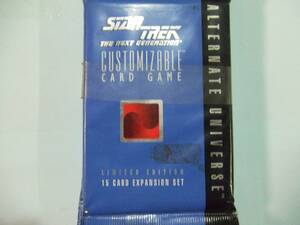 Star Trek [Star Trek] Настраиваемая карточная игра новая неоткрытая упаковка