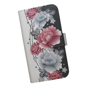 Xiaomi Redmi 9T　スマホケース 手帳型 プリントケース 菊 牡丹 桜 花 花柄 和柄 おしゃれ
