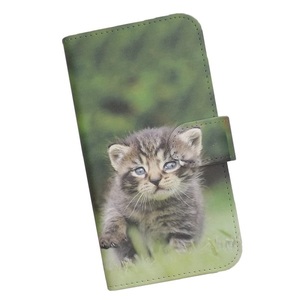 iPhoneSE(第2世代)/(第3世代)　スマホケース 手帳型 プリントケース ネコ キャット かわいい 猫