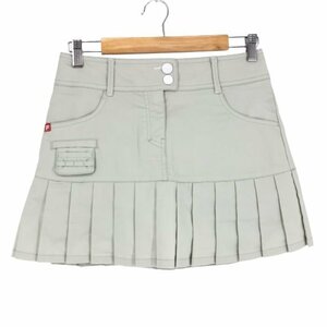 [ как новый ][ прекрасный товар ] filler Golf FILA GOLF юбка в складку внутренний брюки имеется M размер серый 