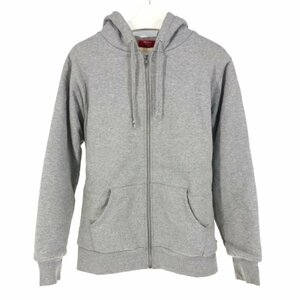 【美品】シュプリーム Supreme 3M Reflective Hood logo Thermal Zip Up フードロゴジップパーカー サーマル Mサイズ グレー