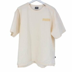 プーマ PUMA モダンベーシック 半袖トップス Tシャツ XLサイズ アイボリー