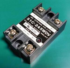 JEL S1C-245WDV SSR・ソリッドステートリレー (IN:DC3-30V/OUT:AC240V・5A) [管理:KD614]