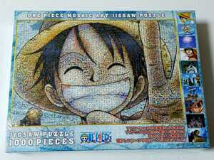 即決！ワンピース モザイクアート ジグソーパズル 1000ピース 50×75cm ONE PIECE ルフィ 名シーン シュリンク未開封　