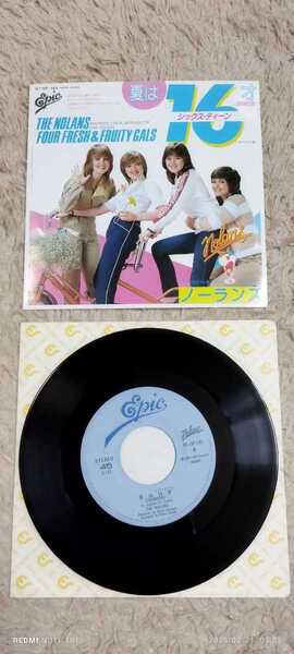 23022106 EPレコード 夏は16才 ノーランズ