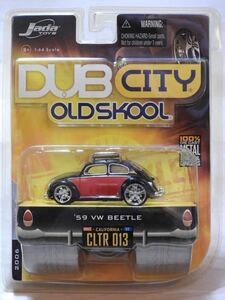 【ブリスター欠け有：未開封】JADA Toys 1/64 DUB CITY OLD SKOOL 1959年 フォルクスワーゲン ビートル [BEETLE]