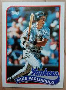 ★来日外国人 パグリアルーロ 西武 ライオンズ MIKE PAGLIARULO TOPPS 1989 #211 メジャーリーグ MLB 大リーグ YANKEES ヤンキース