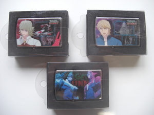 TIGER&BUNNY Tiger &ba knee zippo Zippo goods new goods unopened prompt decision prize 3 kind set 