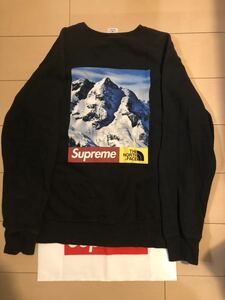 supreme 17ss north face crewneck シュプリーム ザ　ノースフェイス トレーナー　パーカー　クルーネック　雪山　mountain Mサイズ