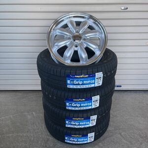 ララパームCUP2◆新品グッドイヤーRVF02◆165/65R14◆4本セット◆ハスラー　フレアクロスオーバー Efficient Grip プラチナシルバー