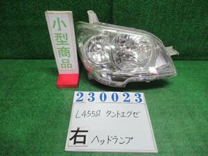 タントエグゼ DBA-L455S 右 ヘッド ランプ ライト ASSY カスタムG X07 ブラックマイカ(M) コイト 100-51032 23023