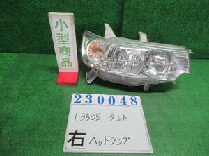 タント CBA-L350S 右 ヘッド ランプ ライト ASSY カスタムL R49 ミスティックレッドクリスタルメタリック コイト 100-51815 23048