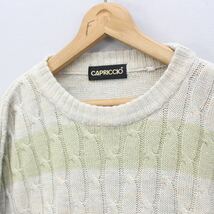 EU VINTAGE CAPRICCIO PATTERNED DESIGN KNIT/ヨーロッパ古着柄デザインニット_画像6